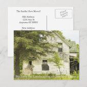 Adreswijziging Briefkaart: Great Landscaping Aankondigingskaart (Voorkant / Achterkant)