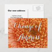 Adreswijziging briefkaart met bloemenfotografie (Voorkant / Achterkant)