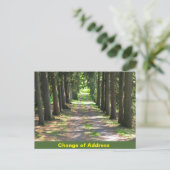 Adreswijziging - briefkaart voor melding (Staand voorkant)