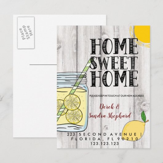 Adreswijziging briefkaart we hebben limonade verpl (Voorkant / Achterkant)