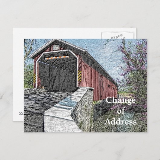 Adreswijziging - briefkaarten (Voorkant / Achterkant)