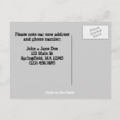 Adreswijziging Briefkaarten - We gaan verhuizen! (Achterkant)
