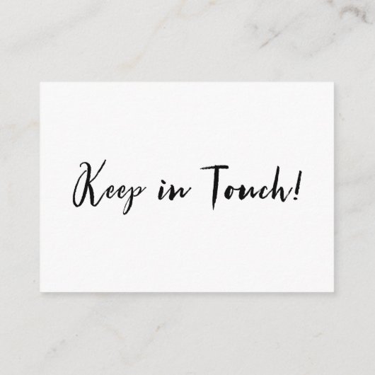 "Adreswijziging" Casual handschrift invoegen Kaart (Achterkant)