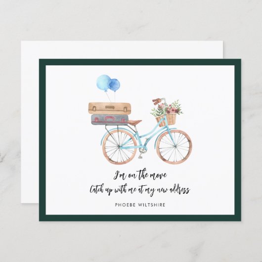 Adreswijziging Chic Bewegende Aankondiging (Voorkant / Achterkant)