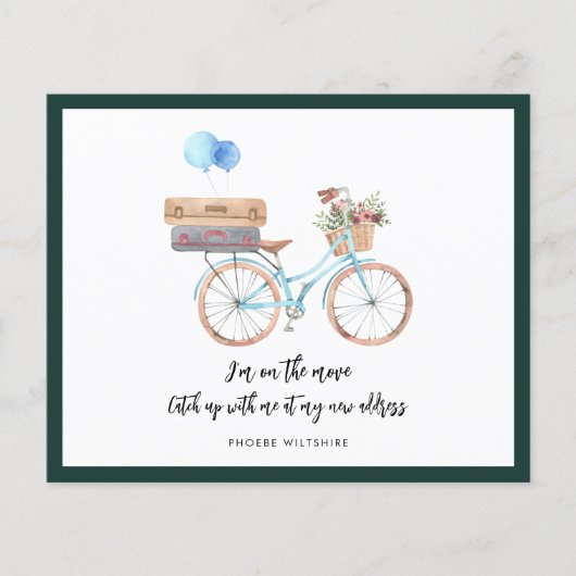 Adreswijziging Chic Bewegende Aankondiging (Voorkant)