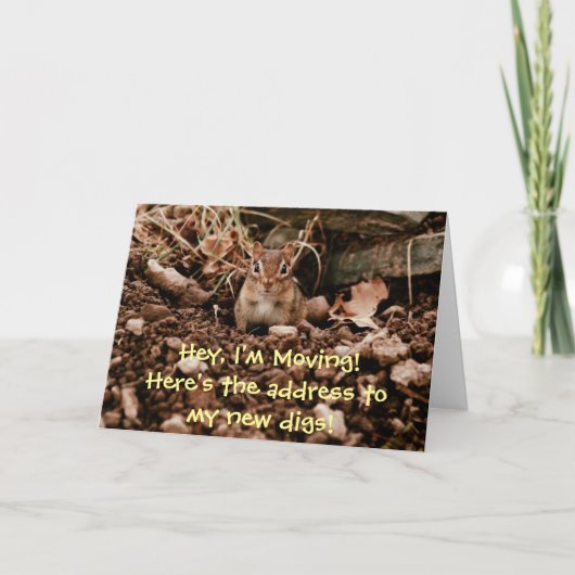 Adreswijziging Chipmunk Kaart (Voorkant)