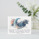 adreswijziging die we hebben aangekondigd aankondigingskaart (Staand voorkant)