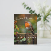 Adreswijziging die we hebben verplaatst aankondigingskaart (Staand voorkant)