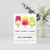 adreswijziging die we hebben verplaatst aankondigingskaart (Staand voorkant)