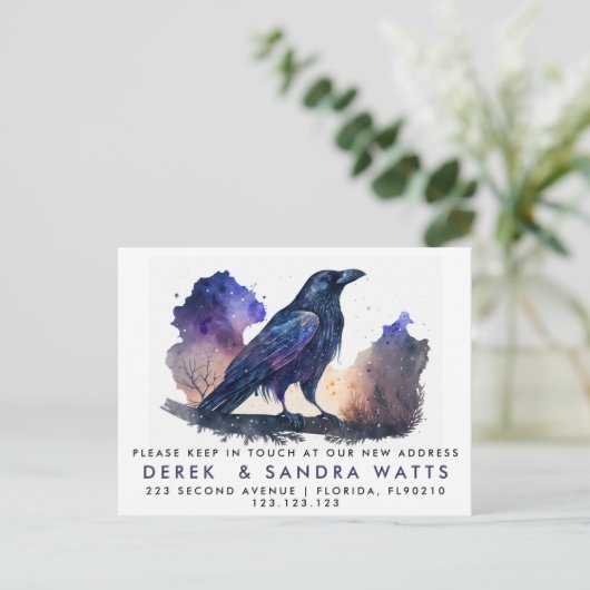 adreswijziging die we hebben verplaatst aankondigingskaart (Staand voorkant)