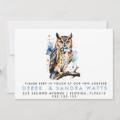 adreswijziging die we hebben verplaatst kaart (Voorkant)