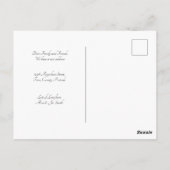 Adreswijziging - 'Hart op de voordeur' Briefkaart (Achterkant)