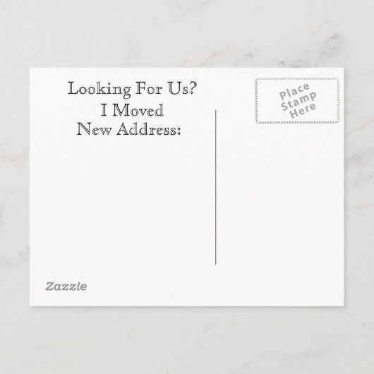 Adreswijziging Kaart (Achterkant)