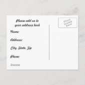 Adreswijziging Kaart (Achterkant)