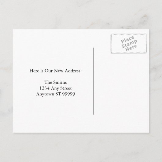 Adreswijziging Kaart #30 (Achterkant)