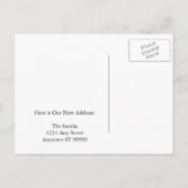 Adreswijziging Kaart: kom ons bezoeken Aankondigingskaart (Achterkant)