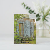 Adreswijziging Kaart: One Room Home Aankondigingskaart (Staand voorkant)