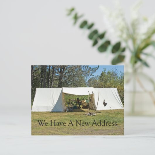 Adreswijziging Kaart - Tent (Staand voorkant)