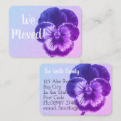 Adreswijziging Kaart Visitekaartje (Voorkant / Achterkant)