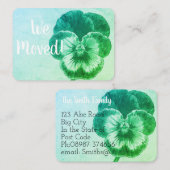 Adreswijziging Kaart Visitekaartje (Voorkant / Achterkant)