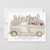 Adreswijziging, katten, aankondiging van verhuiswa (Voorkant)