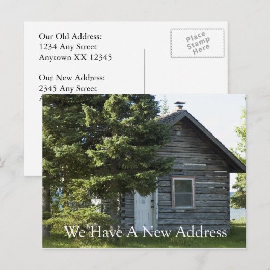 Adreswijziging - Lakeshore Aankondigingskaart (Voorkant / Achterkant)