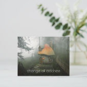 Adreswijziging Mushroom House Briefkaart (Staand voorkant)