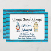 Adreswijziging Nieuwe woning We hebben Gnome verpl Aankondiging (Voorkant / Achterkant)