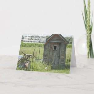 Adreswijziging: plaats in het land aankondiging