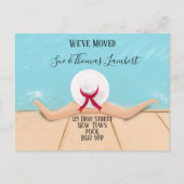 Adreswijziging POOL Side Aankondigingskaart (Voorkant)