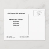 Adreswijziging - Schiele Yellow CIty, 1914 Aankondigingskaart (Achterkant)