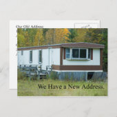 Adreswijziging - Stacaravan Aankondigingskaart (Voorkant / Achterkant)