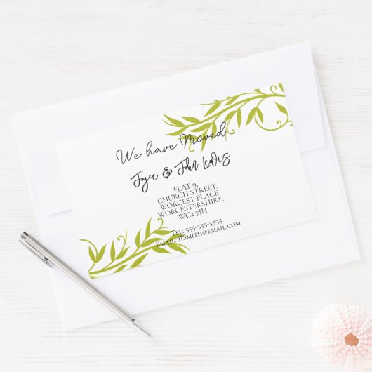 Adreswijziging sticker (Envelop)