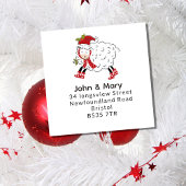 Adreswijziging Sticker | Kerstschaap / Lam