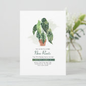 Adreswijziging Update Waterverf verplaatsen Aankondiging (Staand voorkant)