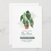 Adreswijziging Update Waterverf verplaatsen Aankondiging (Voorkant / Achterkant)