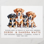 adreswijziging We hebben aankondigingshonden verpl Flyer (Voorkant)