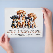 adreswijziging We hebben aankondigingshonden verpl Flyer (Hand)