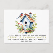 Adreswijziging We hebben de aankondiging Bird verp (Voorkant)