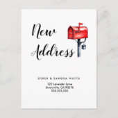 Adreswijziging we hebben postvak verplaatst aankondigingskaart (Voorkant)