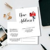 Adreswijziging we hebben postvak verplaatst aankondigingskaart