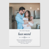 Adreswijziging We verhuisden Foto Magnetische Uitnodiging (Voorkant)