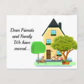 Adreswijziging / We zijn verhuisd Aankondigingskaart (Voorkant)