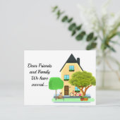 Adreswijziging / We zijn verhuisd Aankondigingskaart (Staand voorkant)