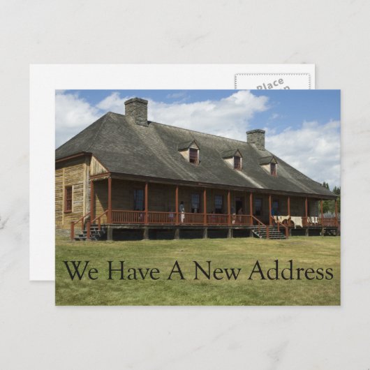 Adreswijziging - Wilderness Fort Aankondigingskaart (Voorkant / Achterkant)