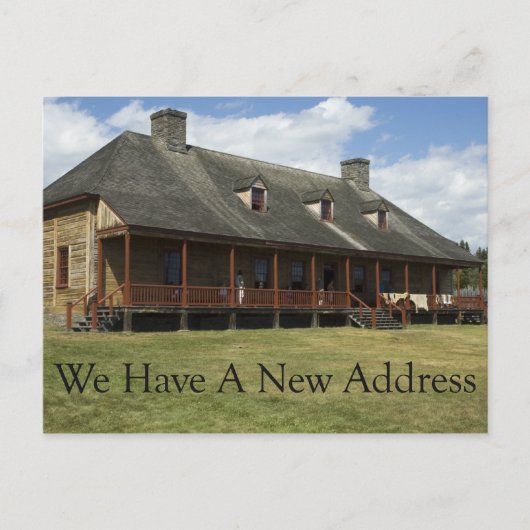 Adreswijziging - Wilderness Fort Aankondigingskaart (Voorkant)