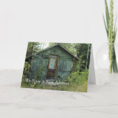 Adreswijziging: Woodland Home Aankondiging (Voorkant)