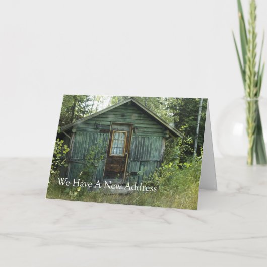 Adreswijziging: Woodland Home Aankondiging (Voorkant)