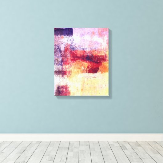 Adria Abstract Canvas Print (Insitu (Houten vloer))