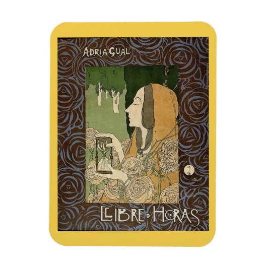 Adrià Gual, Llibre d'Horas, Book of Hours Magneet (Verticaal)